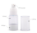 πλαστικό χωρίς αέρα μπουκάλι 15ml 30ml 50ml για την καλλυντική συσκευασία