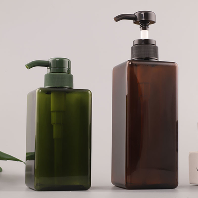 500ml προσαρμοσμένα πλαστικά μπουκάλια αντλιών για τη διανομή των σαμπουάν λοσιόν
